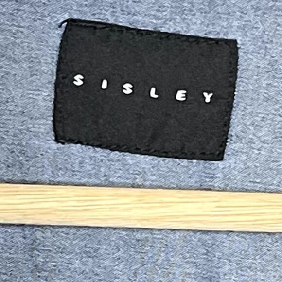 SISLEY  LONG SLEEVE  MEN'S DENIM SHIRT SIZE XXL‎ - Picture 5 of 8